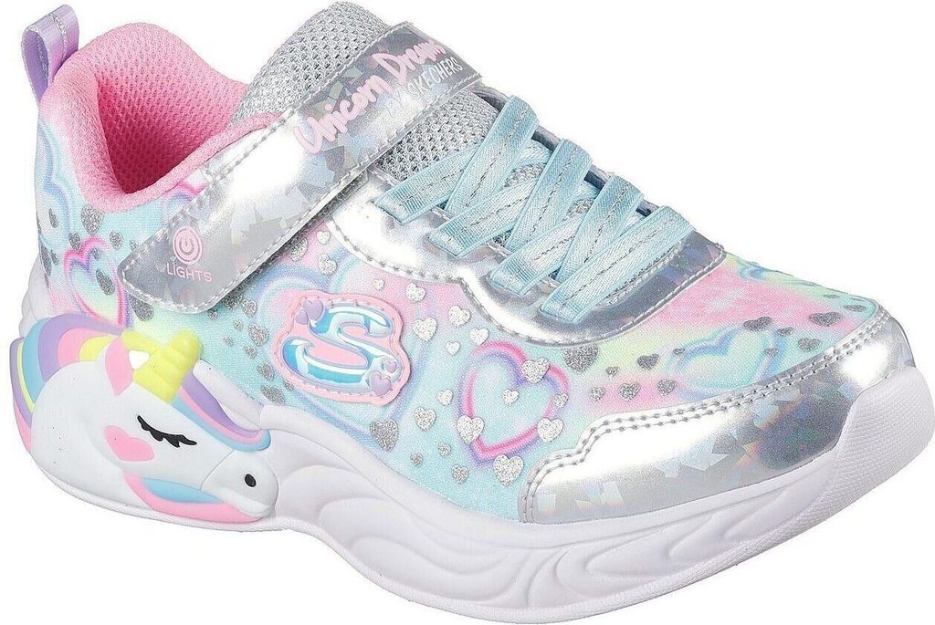 Skechers S Lights-unicorn Dreams-hear 303063L-SMLT Kinder