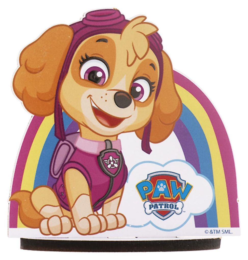 Dekorativ dort 12,5cm Paw Patrol Skye Produktbild 