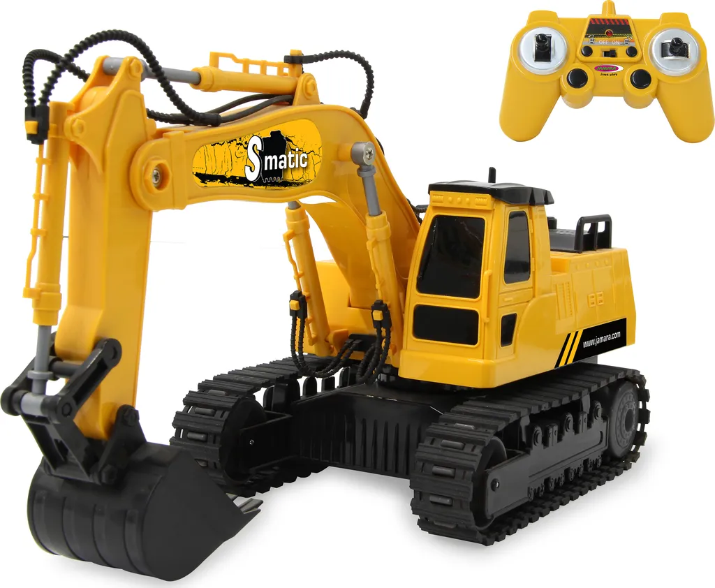 Excavatrice Radiocommandée pour Jeu Créatif Extérieur et Intérieur