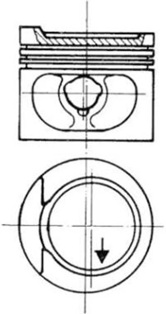 Piston 93872610 contre la perte de compression Passat A6 et Toledo