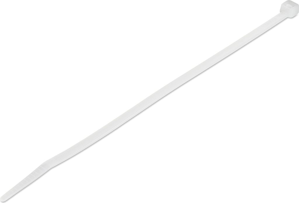 StarTech.com 20,30cm (8")(20cm) Cable Ties, 2-1/8"(55mm) Dia, 50lb(22kg) Tensile Strength, Nylon Self Locking Zip Ties, UL Listed, 1000 Pack, White...