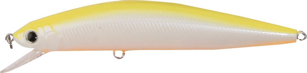 Hart Fishing Wobbler Predator-X 125 Farbe Weiß mit gelbem Produktbild 