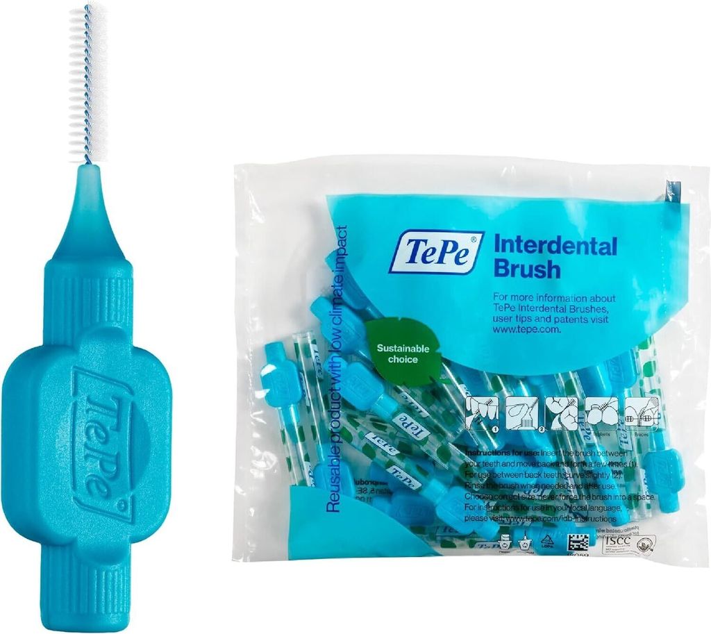 TePe Original Interdental Brushes Blue 0,6 mm - 20 Zdjęcie produktu 