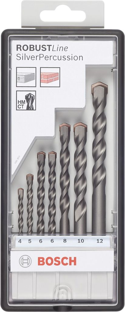 7-tlg. CYL-3 Betonbohrer-Set, Robust Line, 4-12 mm Produktbild 
