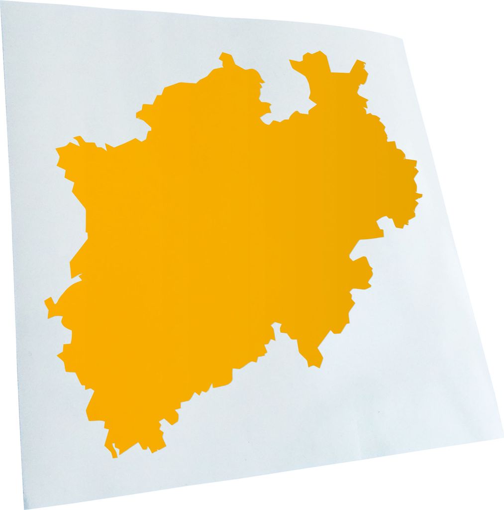 hauptsachebeklebt Kiwistar - Autoaufkleber - Nordrhein - Westfalen Silhouette Heckscheibe - Aufkleber für Auto Kfz Fahrrad, LKW, Truck Mofa