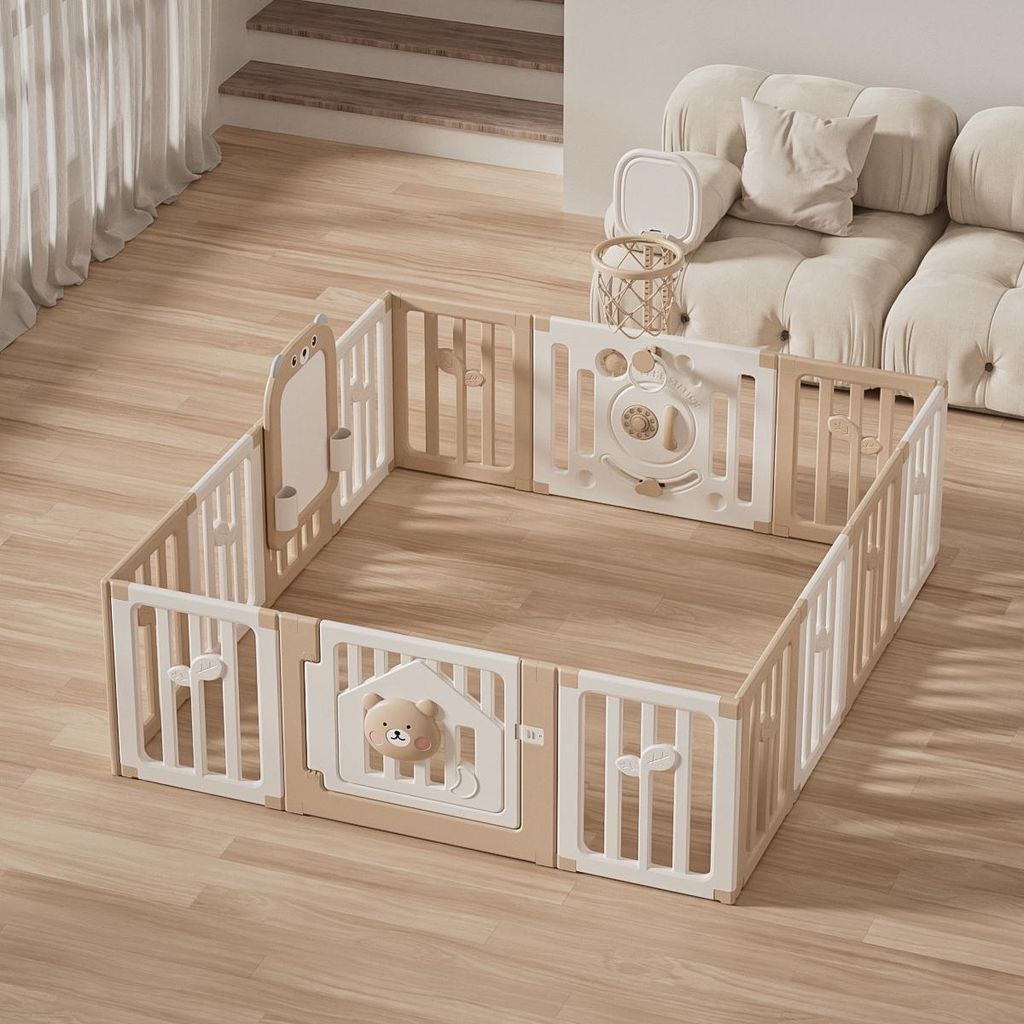 Babyheim Krabbelgeländer Sicherheitszaun Laufgitter Produktbild 