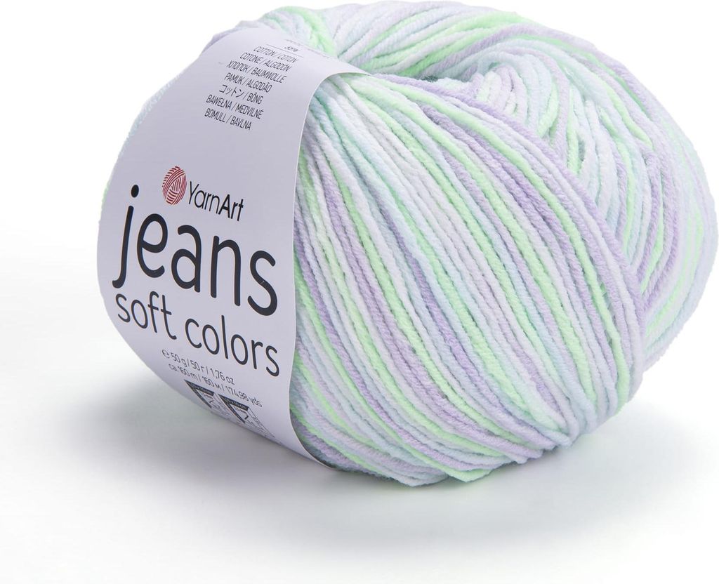 Włóczka YarnArt Jeans Soft Colors 6201 Zdjęcie produktu 