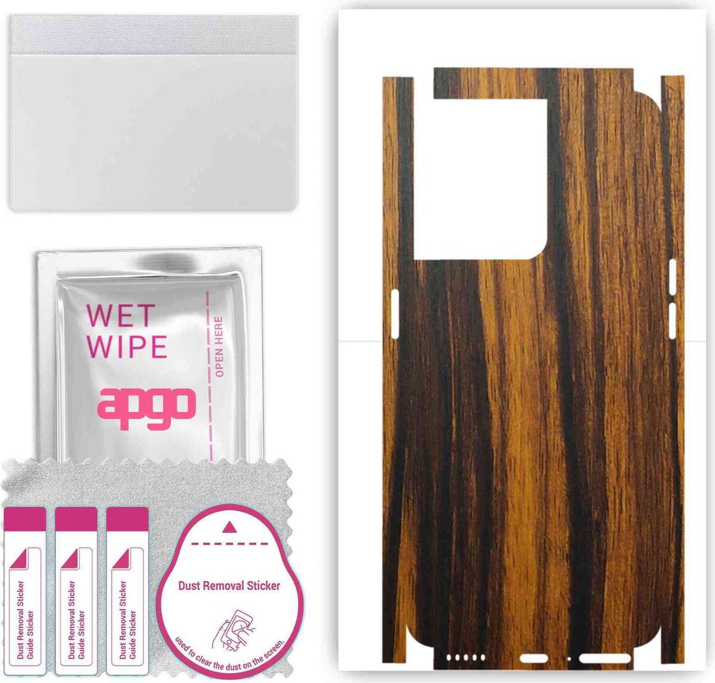 apgo Rückseite + Seiten Schutzfolie, Skin, kompatibel mit Oppo Reno8, Hinten Displayschutzfolie aus Vinylfolie, kratzfest, einfache Montage - Tige...