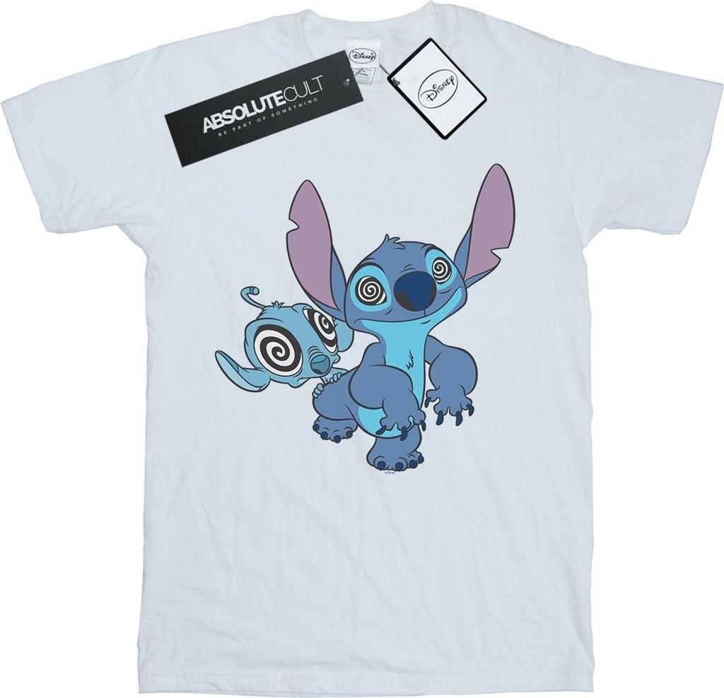 Disney - "Hypnotized" T-Shirt für Damen BI17240 (M) (Weiß)