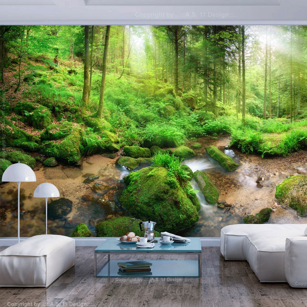 Basera Fototapete Waldmotiv c-B-0374-a-a, Vliestapete, 200x140 cm
