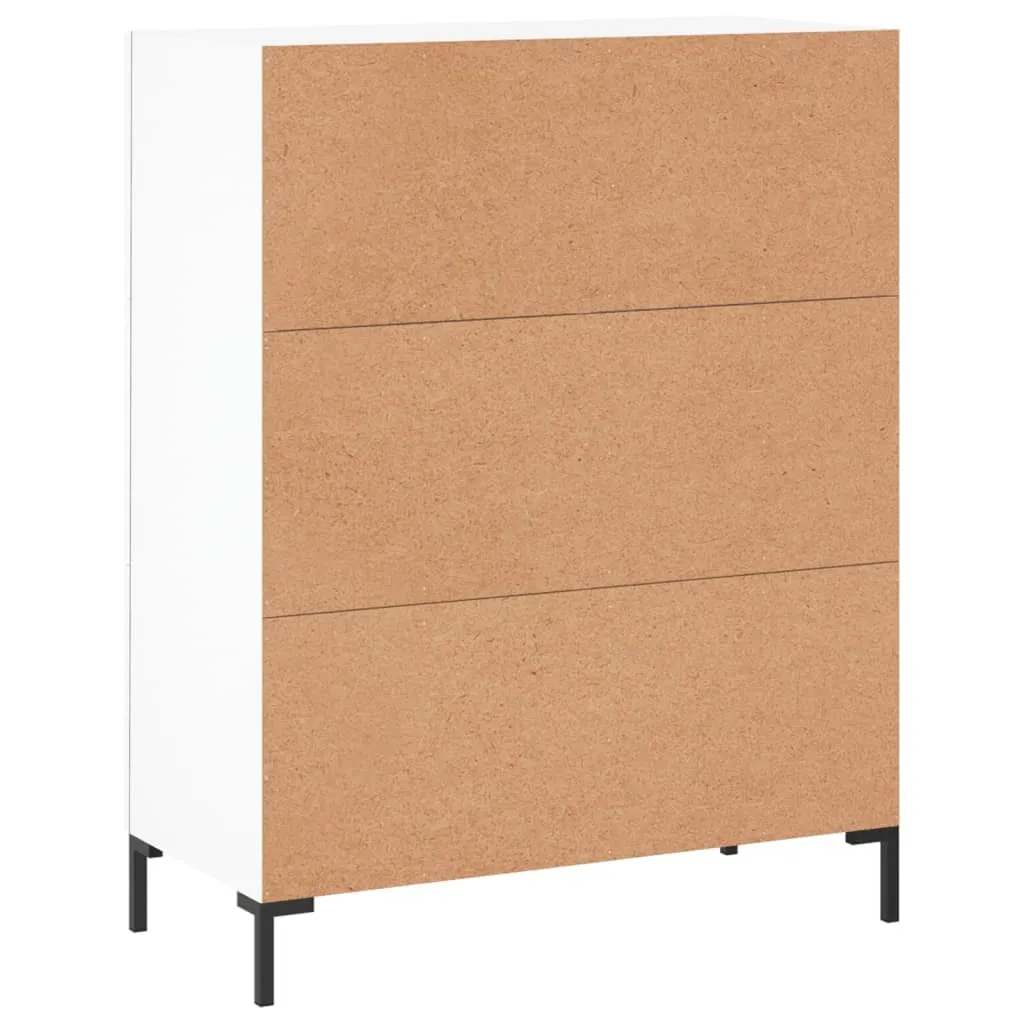 vidaXL Credenza 2 Ante Bianca 90cm | Mobile Dispensa e Contenitore - 9