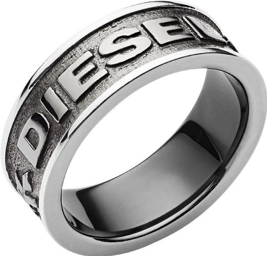 Regalo Uomo: Anello Diesel DX1108060515 in Acciaio Argento Taglia 66