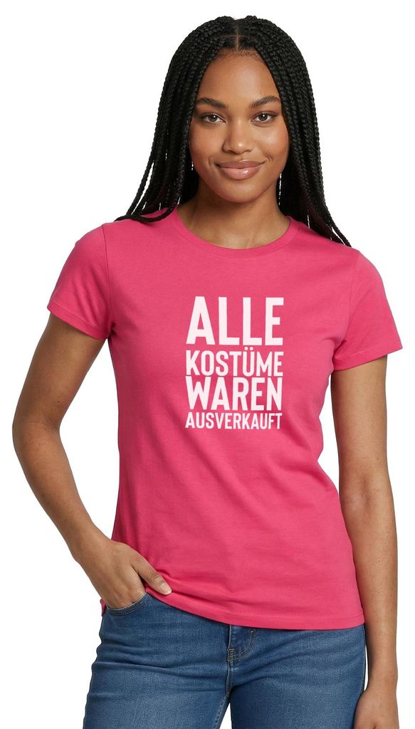 Spreadshirt Alle Kostüme Waren t Fasching Frauen T-Shirt, S, Azalea