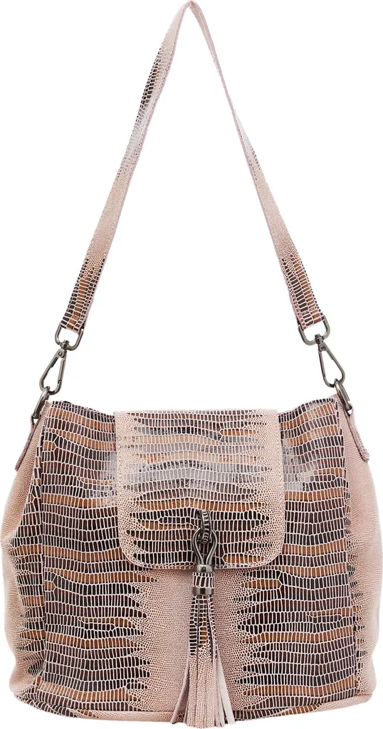 Sac bandoulière rose NAEMI pour sorties et travail - Accessoire femme