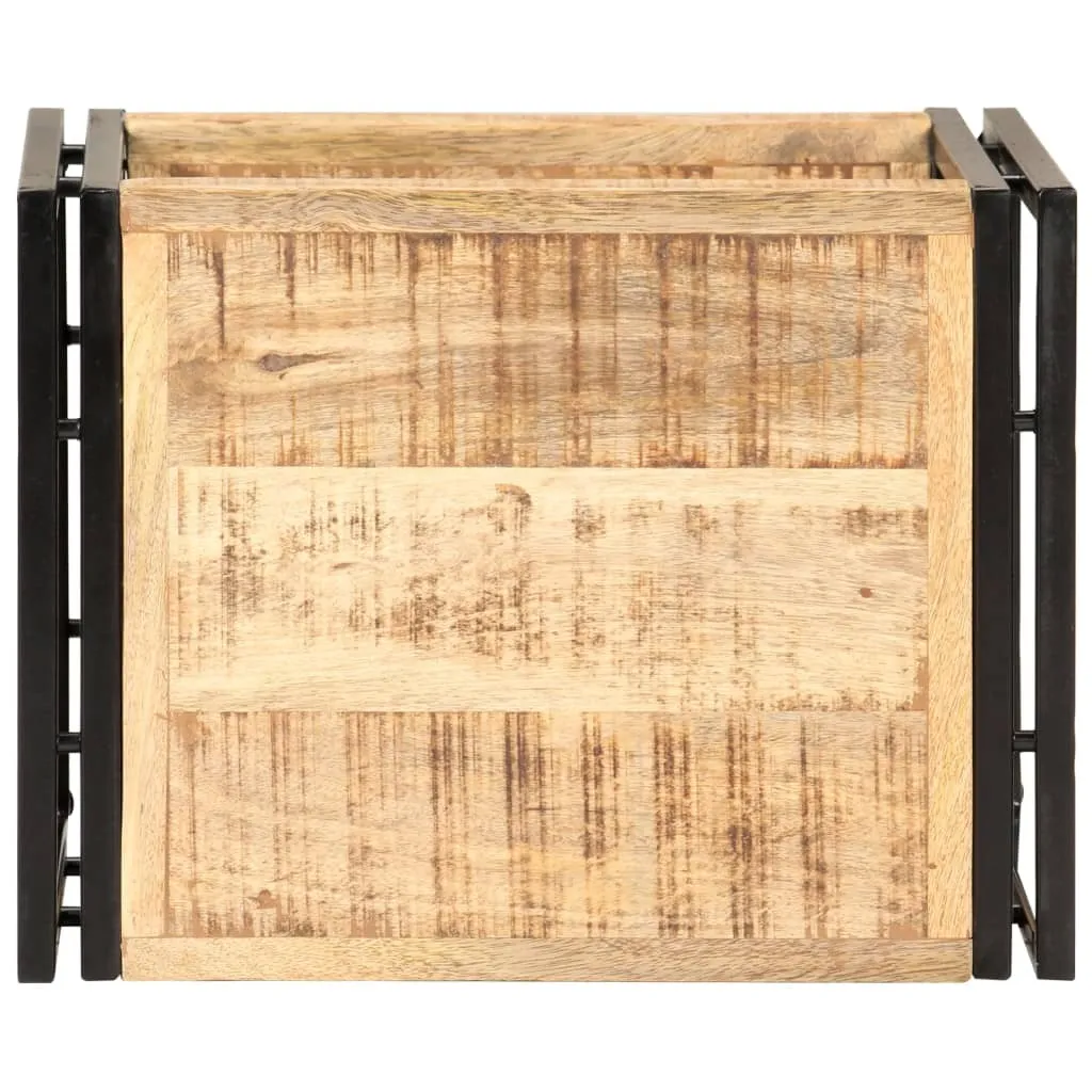Tavolino Side Table Mango Grezzo 40x30x40 | Solidità Massima! - 2