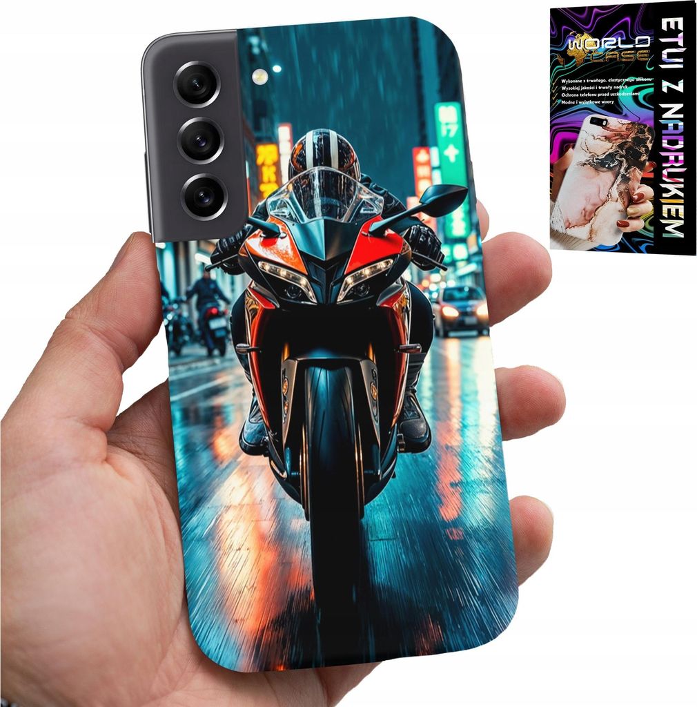 Gehäuse Für Samsung Galaxy S22 - Motorrad, Motorrad Einrad Designs + Glas