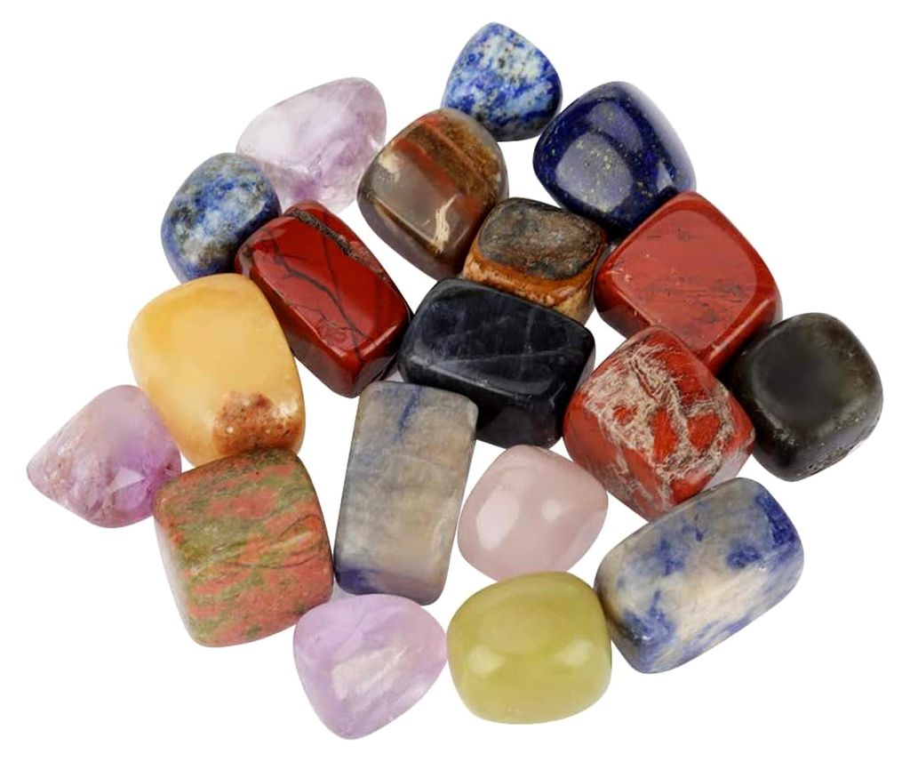 Kristallstein Natur Mini Punkt Quarz Mischfarbe für Dekoration und Geschenke (100g)