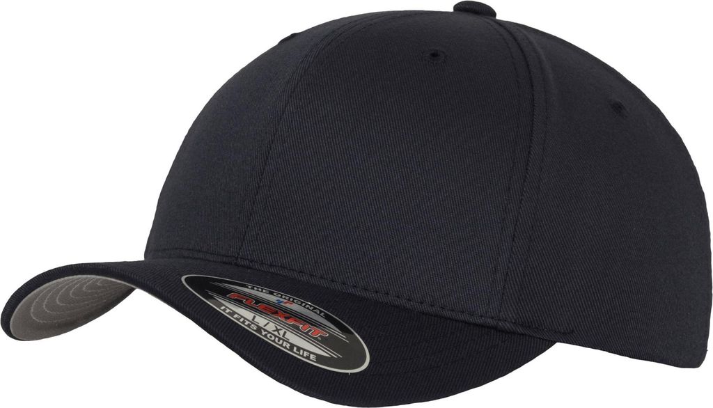Urban Classics Flexfit Wooly Combed Cap Herren Basecap Einfarbig, Größe: Youth; Farbe: Dark Navy
