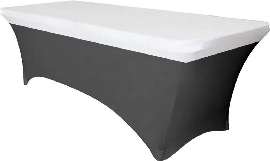 Topper, Weißer Tischdecke, auf dem tisch 180cm