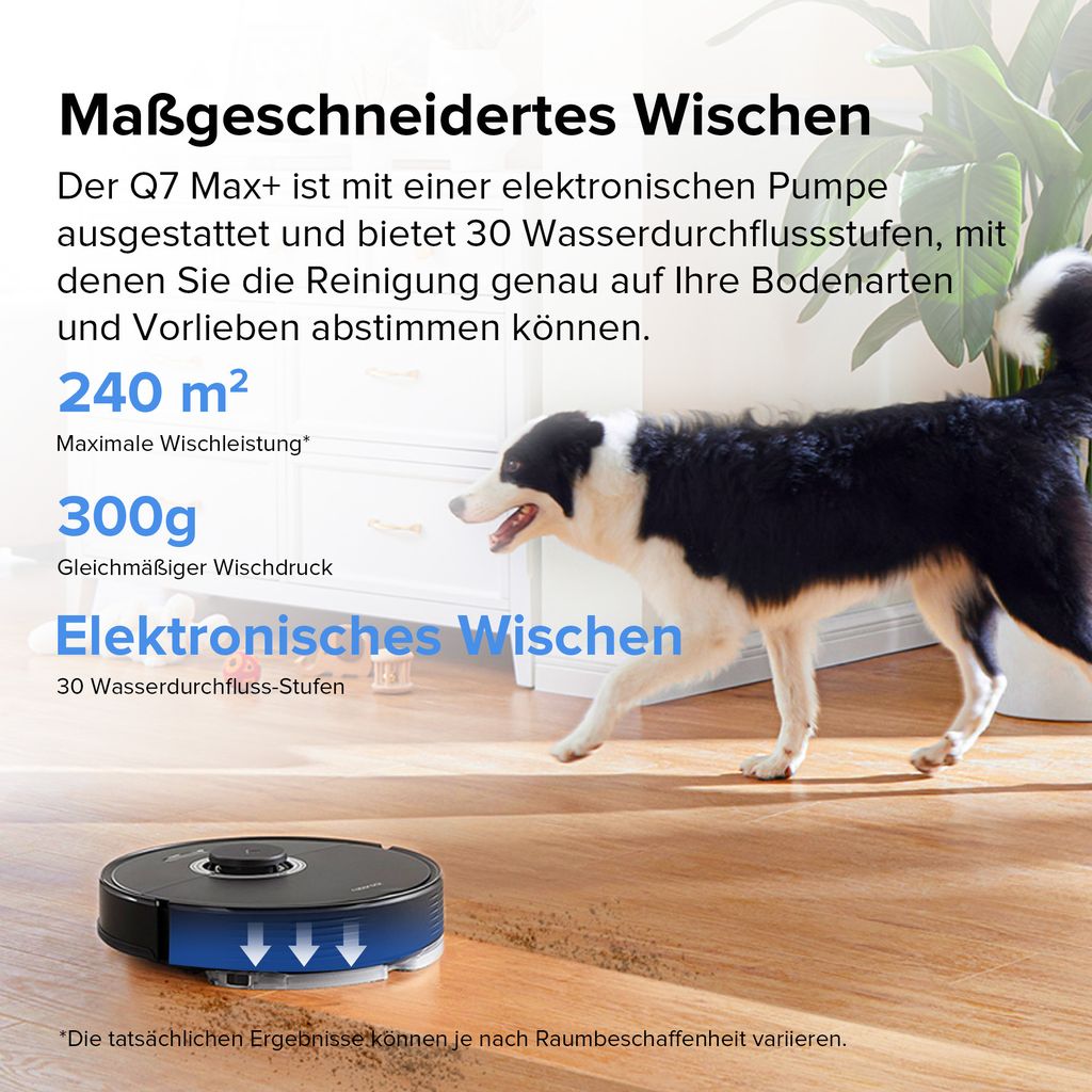 roborock Q7 Max+ Saugroboter mit Absaugstation, 4200Pa Produktbild 4