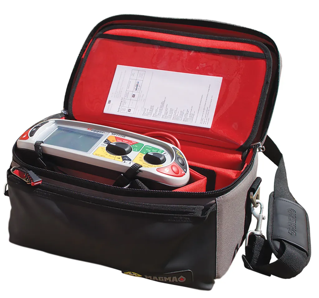 Sacoche pour Électricien Magma MA2638 : Rangement Testeur et Sondes