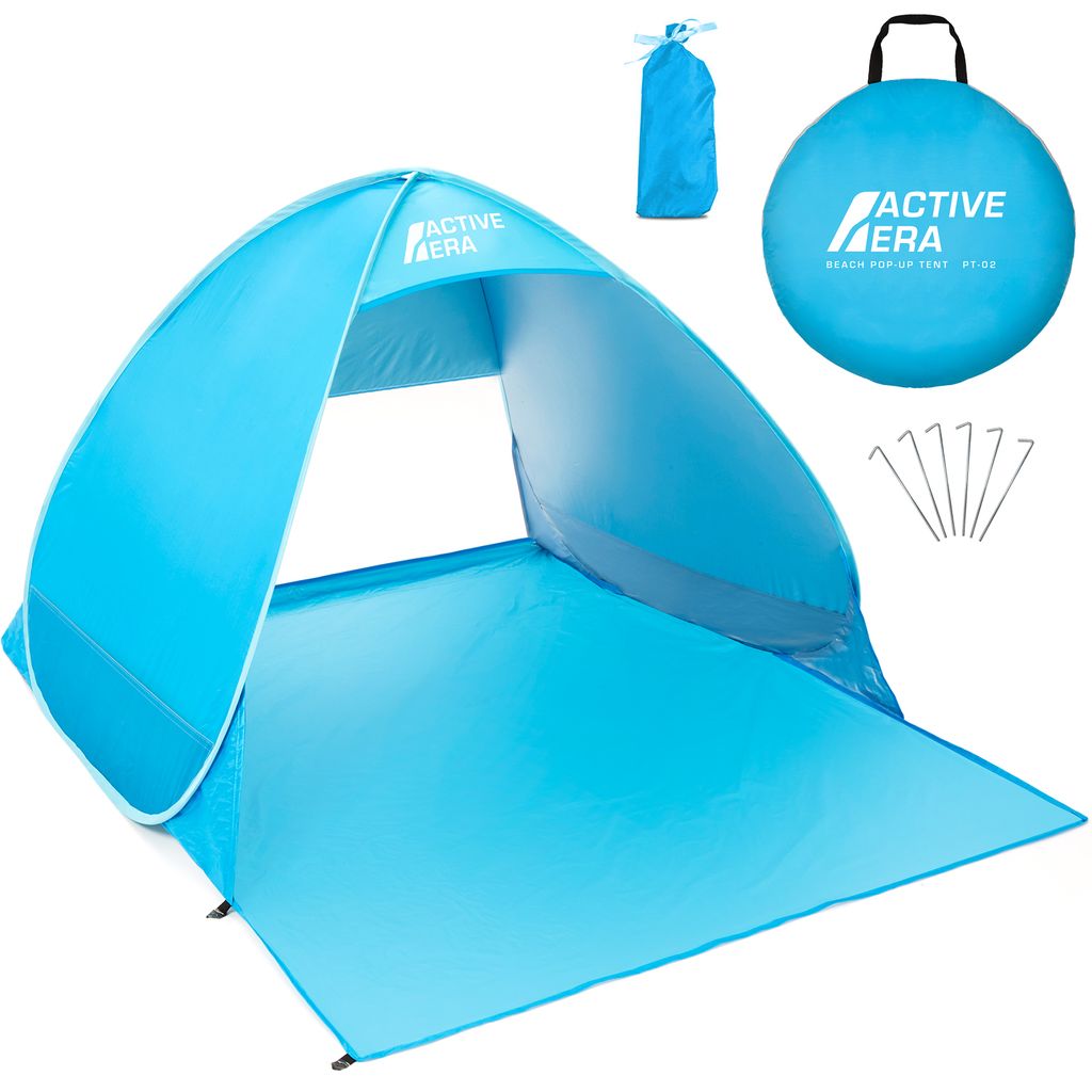 Active Era Strandmuschel mit UV-Schutz, Pop-Up Strandzelt