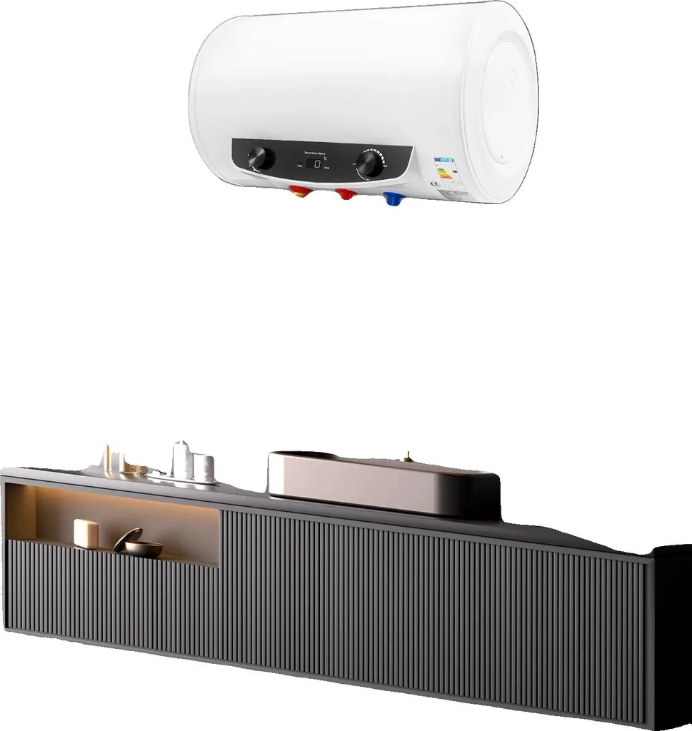 Chauffe-eau électrique mural 35L 2000W IPX4 - Chauffe-eau vertical blanc