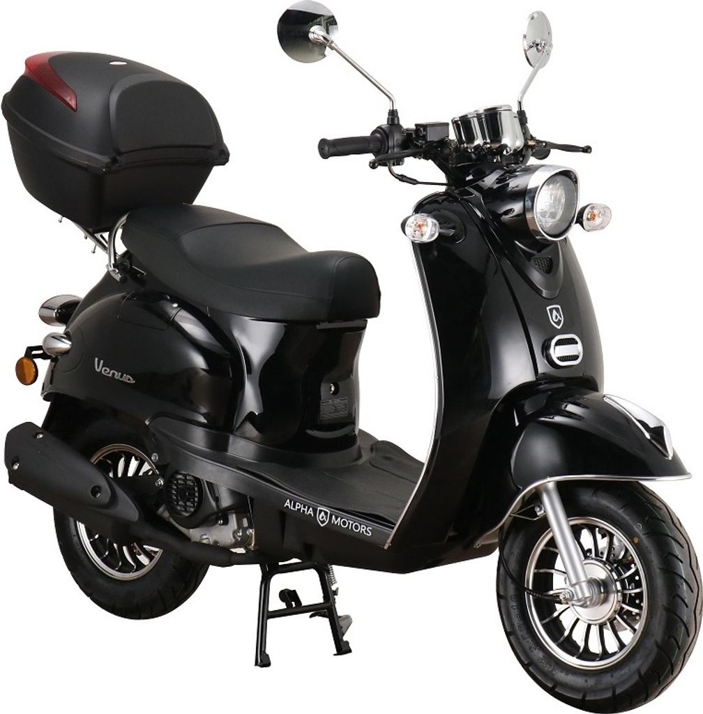 Motorroller Venus 50 ccm 45 km/h EURO 5 schwarz inkl. Produktbild 