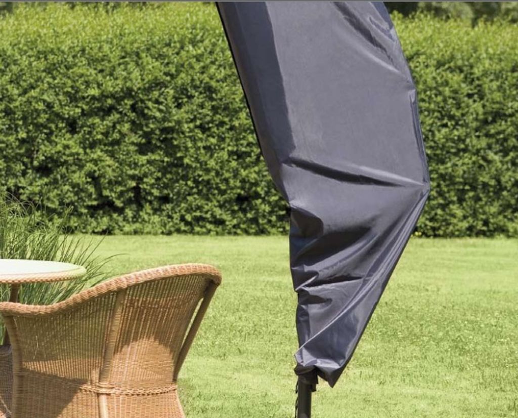 5M Sonnenschirmhülle Abdeckung Schutzhülle für Ampelschirm Abdeckhaube Garten DE 