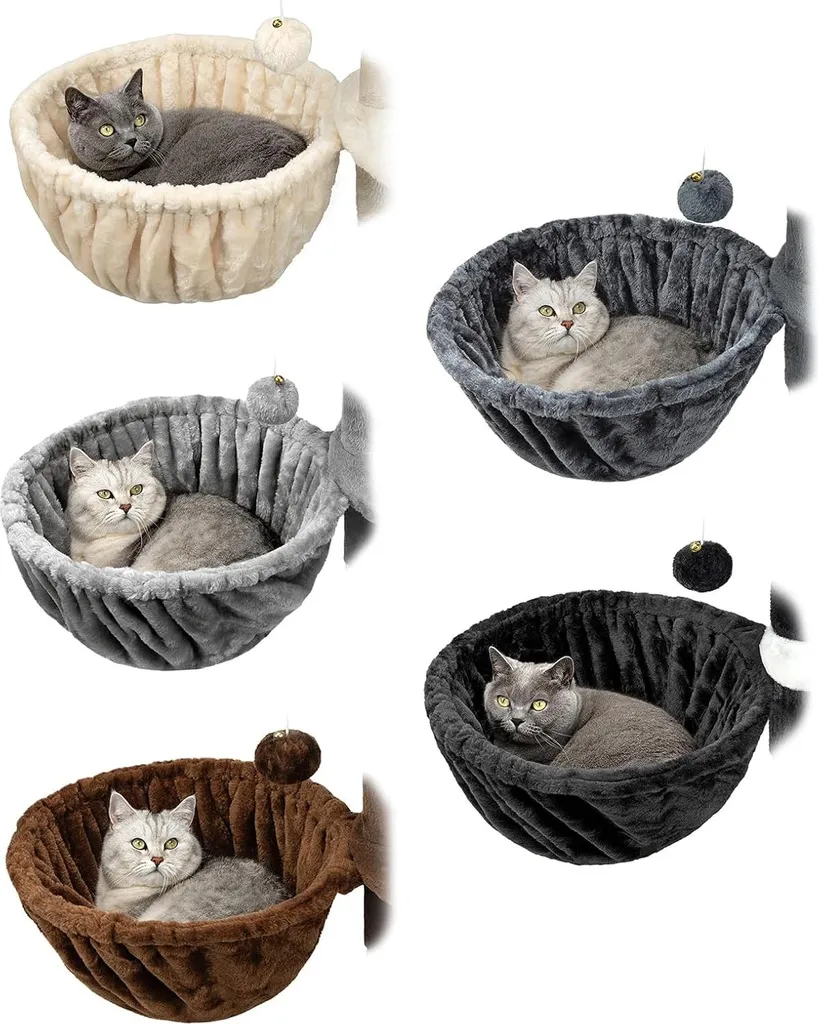 Hamac arbre à chat très confortable avec fixation renforcée en acier - 5