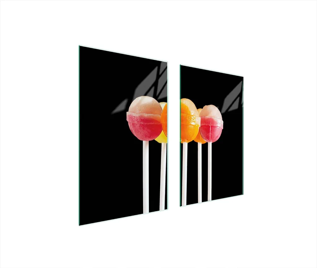 Set 2 Copri Fornelli Vetro 75x52 | Tagliere Originale Lecca Lecca