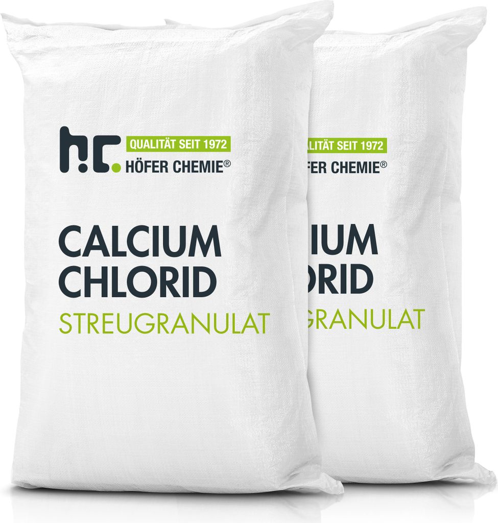 2x 25 kg Calciumchlorid Streugranulat & Entfeuchtergranulat