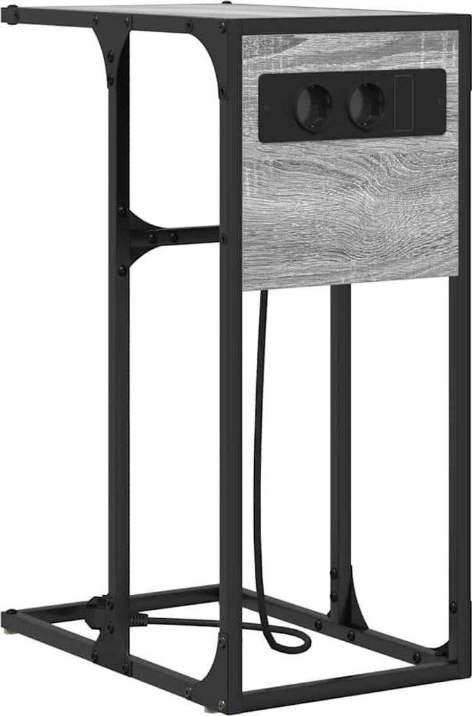 Nachttisch Graues Sonoma 41,5 x 26 x 60,5 cm Holzwerkstoff