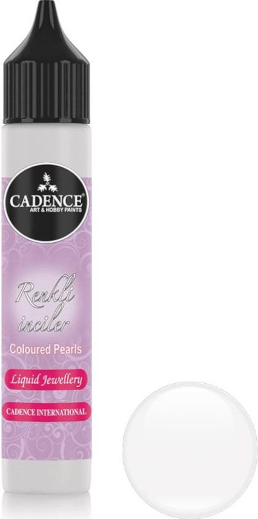 Cadence Perlen Pen - 25ml Weiß