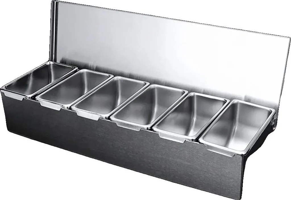 Recensione Portaspezie Acciaio Inox 6 Scomparti Argento - Test Cucina - 1