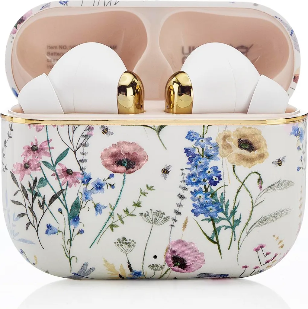 Écouteurs TWS Bluetooth 5.3 Laura Ashley avec réduction de bruit ENC