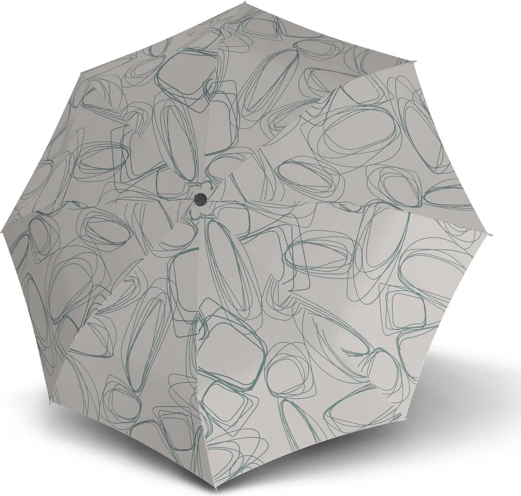 Knirps T.200 Parapluie Pliant Duomatic Résistant au Vent Coloris Écru