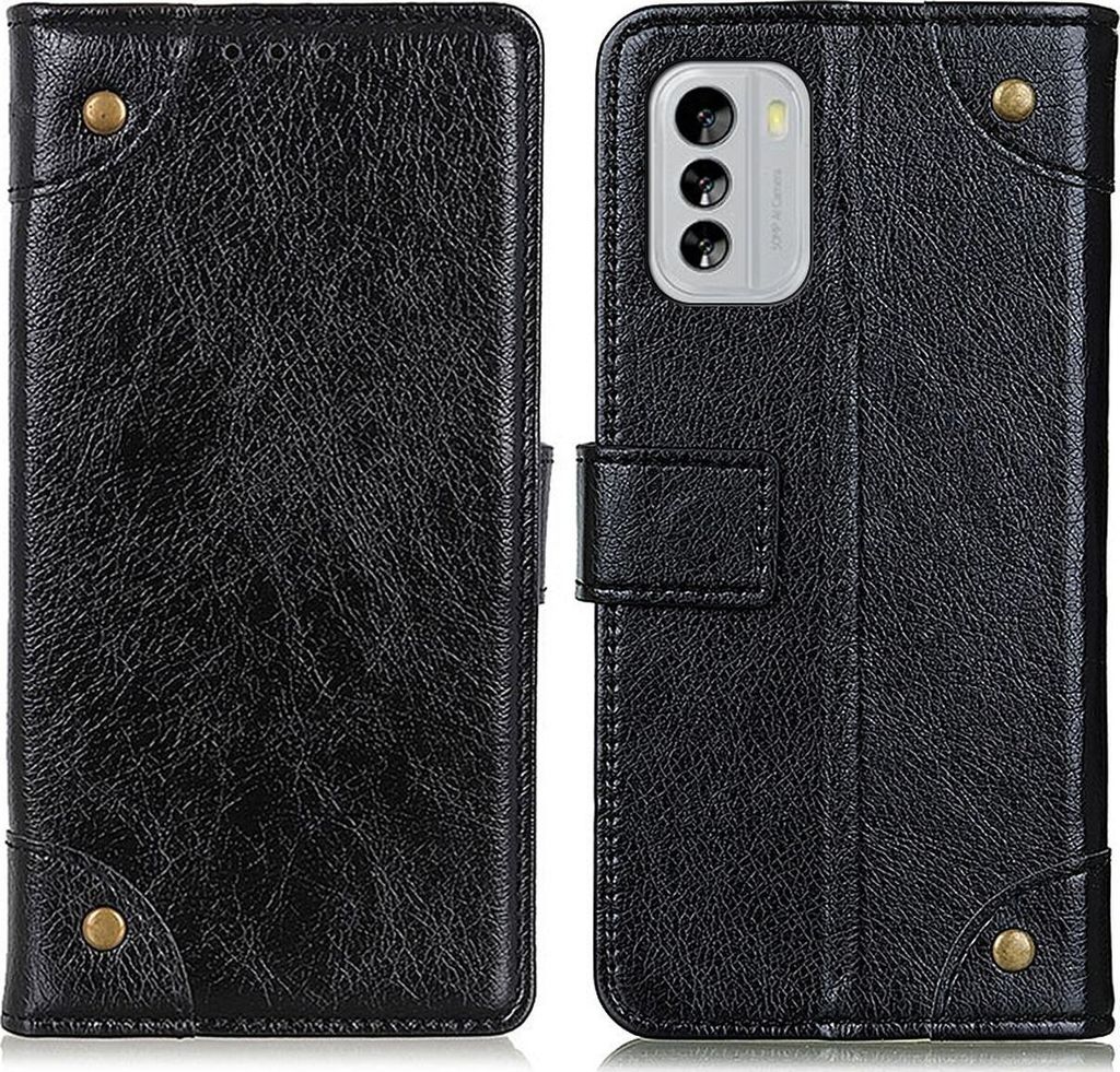Mobigear Ranch Nokia G60 5G Hülle Klapphülle Geldbörse - Schwarz