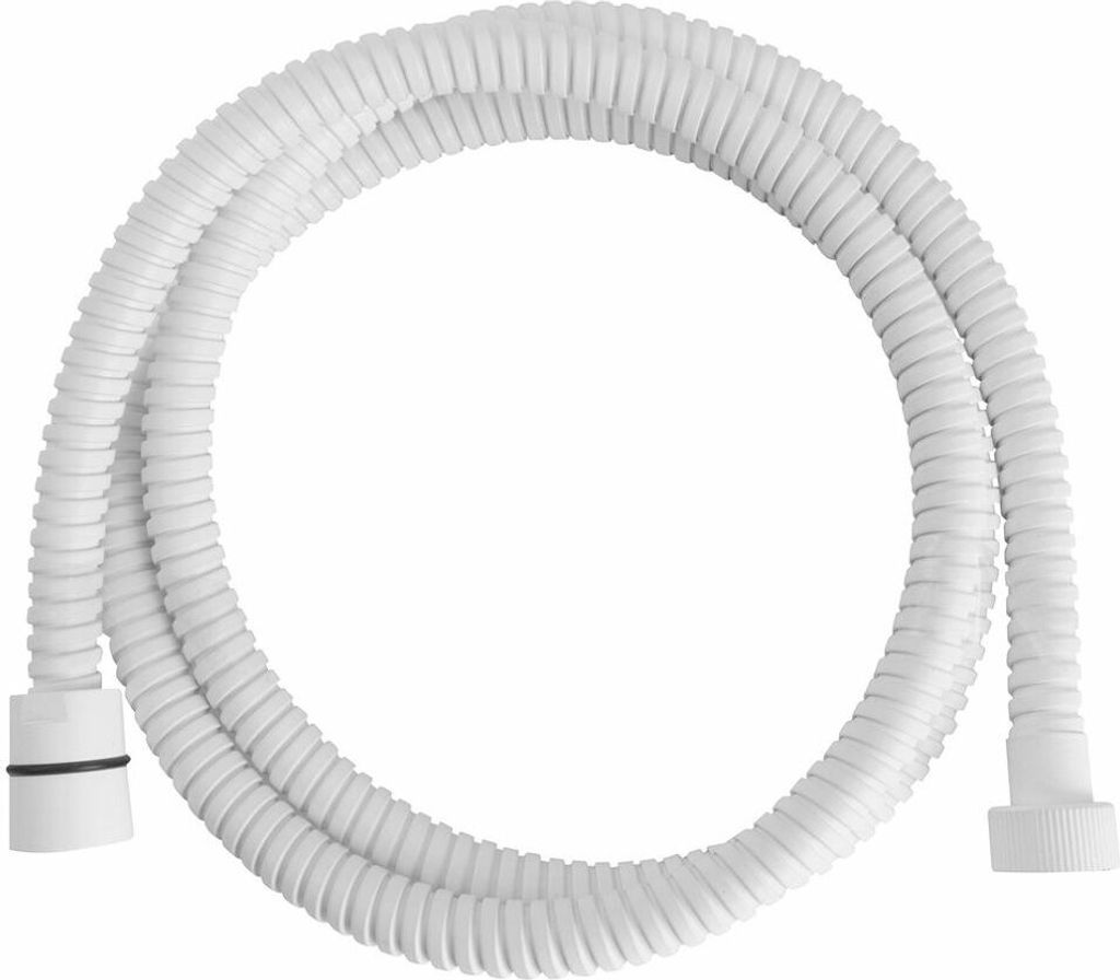 Sapho POWERFLEX Metall-Duschschlauch, 150cm, Weiß matt Produktbild 