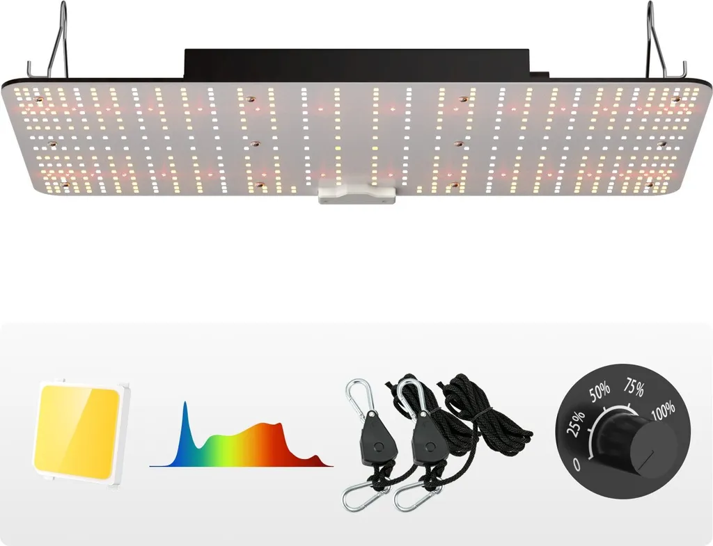 Panneau de croissance LED 200W pour serre et tente de culture indoor