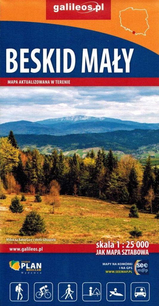 Beskid Mały 1:25.000. Touristenkarte. Galileos
