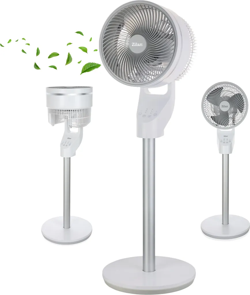Ventilateur de sol oscillant Aircooler puissant avec minuterie et 3 vitesses