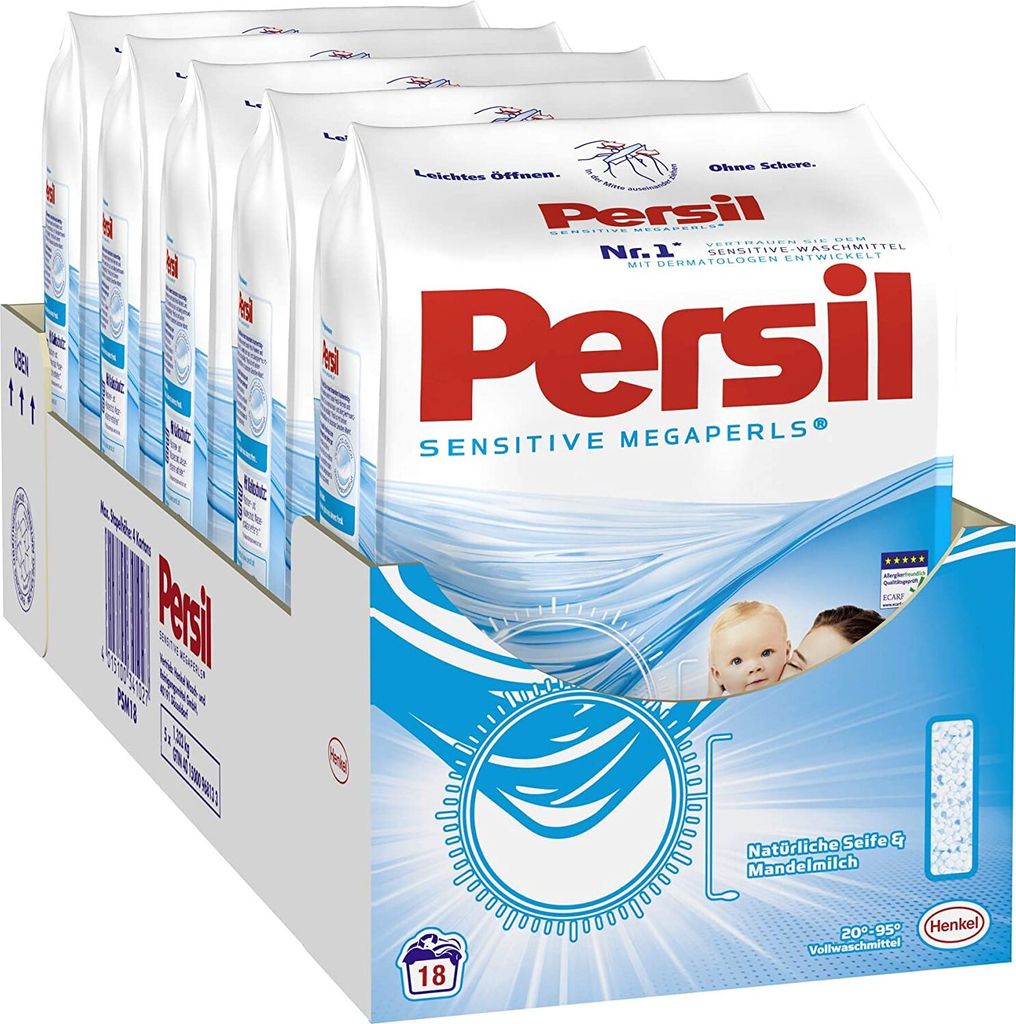 Persil Sensitive Megaperls Vollwaschmittel mit Aleo Vera Produktbild 7
