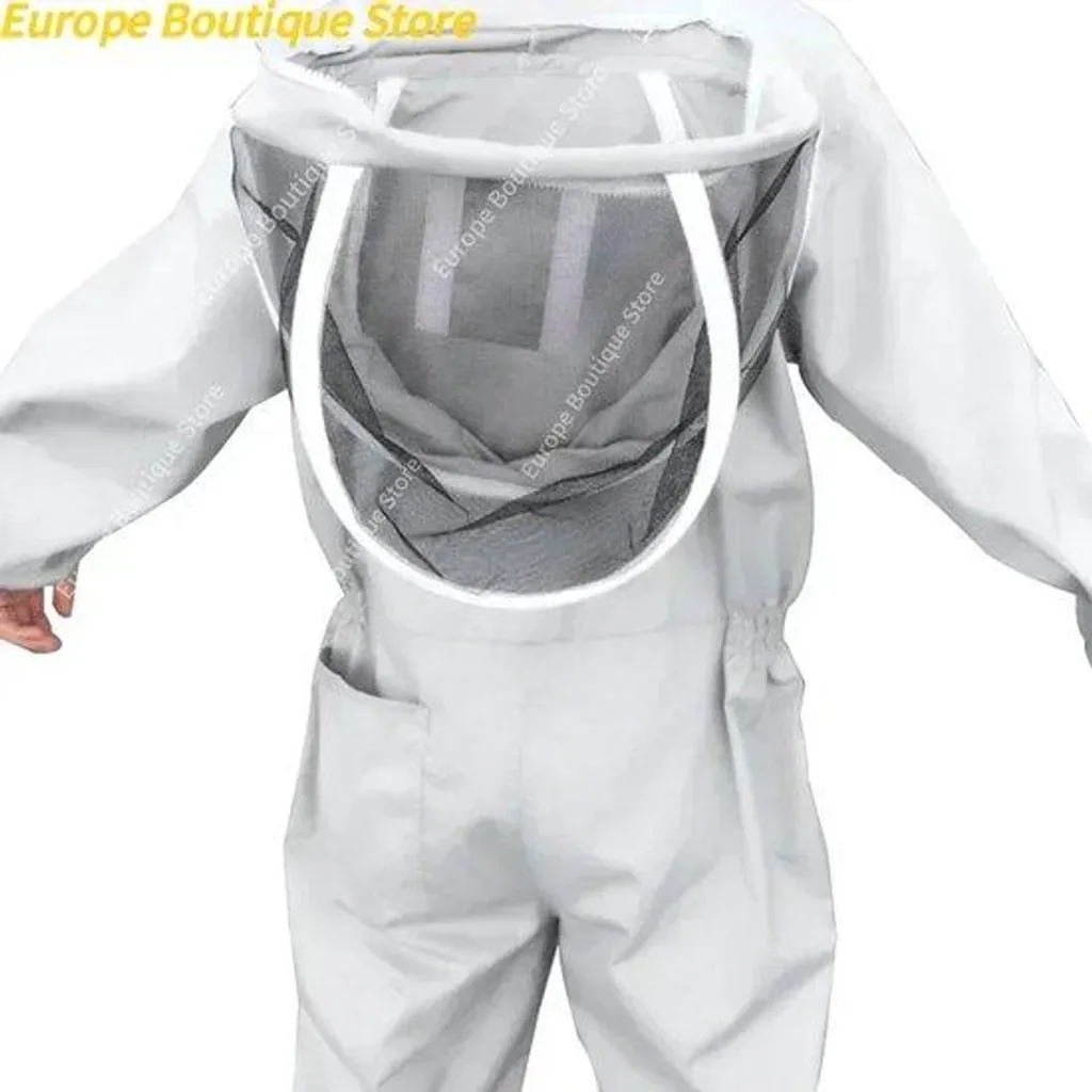 Équipement apicole anti-piqûre veste à chapeau et filet de sécurité