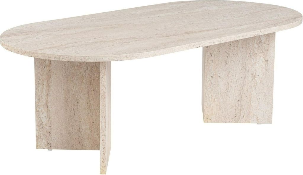 Hoppa! Couchtisch | Travertin | 108 x 50 x 42 cm Produktbild 