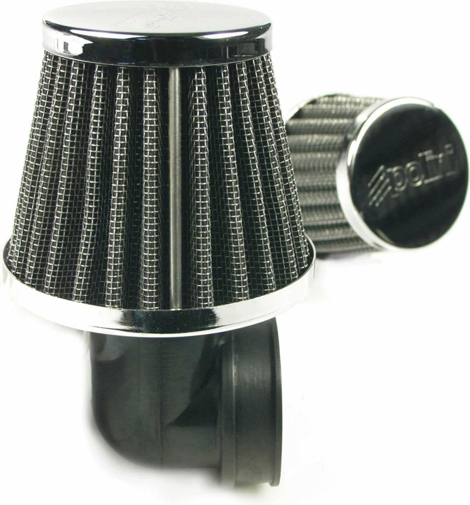 POLINI Luftfilter Durchmesser 38 90 Grad groß