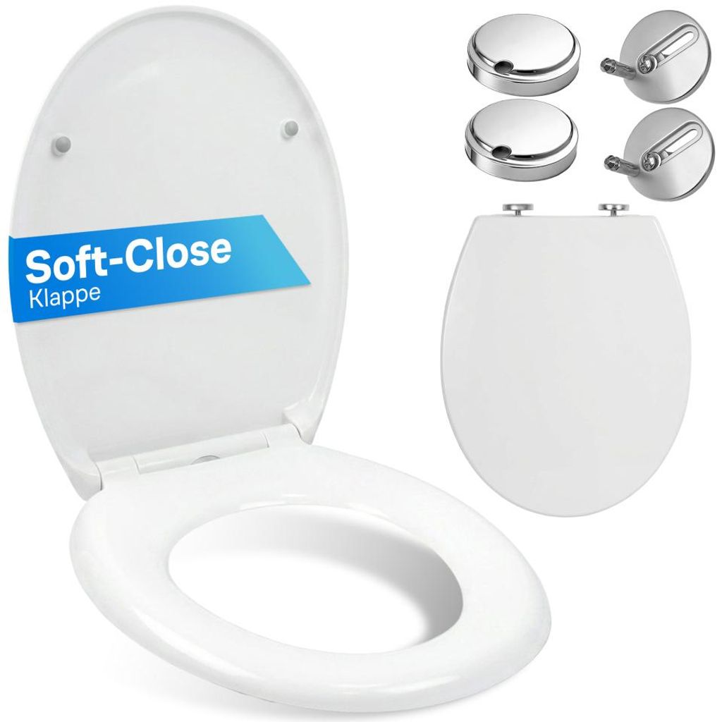 WC-Sitz mit Absenkautomatik Toilettendeckel Toilettensitz Produktbild 