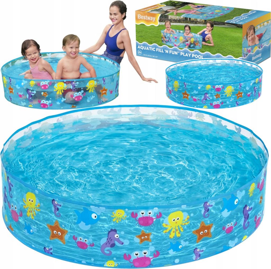 Basen dla dzieci, rozporowy, 122x25 cm, Bestway 55028 Zdjęcie produktu 
