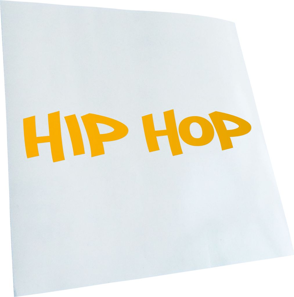 Kiwistar - Autoaufkleber - Hip Hop Musik Gangsta Style Rap Ghetto Heckscheibenaufkleber - Aufkleber für Auto Kfz Fahrrad, LKW, Truck Mofa