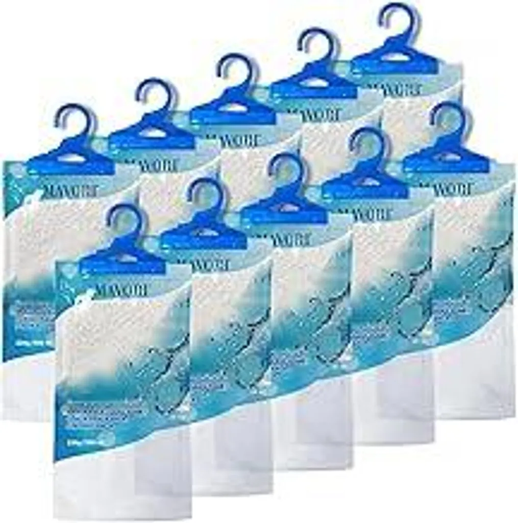 Protezione Abiti XL: 10 Deumidificatori a Sacchetto 500ml Anti-Odore